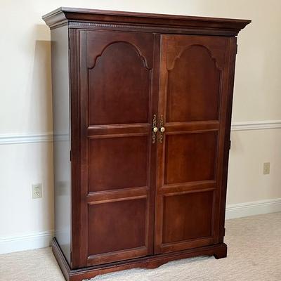 Solid Wood Cabinet / Hide-a-way Desk