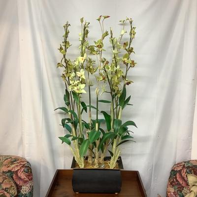 290 Large NDI Silk Orchid Flower Arrangement