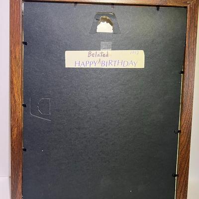 Vintage CASA BLANCA Framed Sheet Music 12.5" x 15.5" in Good Preowned Condition.