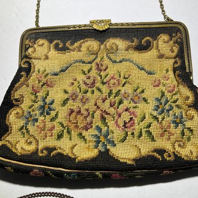 Vintage Lot of 3 Beaded Misc Handbags Made in France Etc. as Pictured.