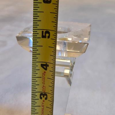 MIKASA Crystal Candle Holders (3)