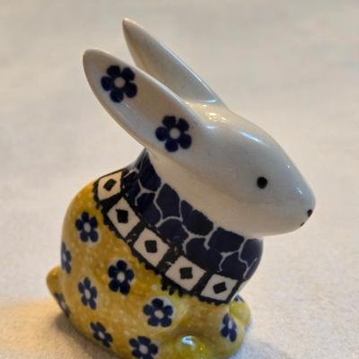 Polish Pottery Rabbit