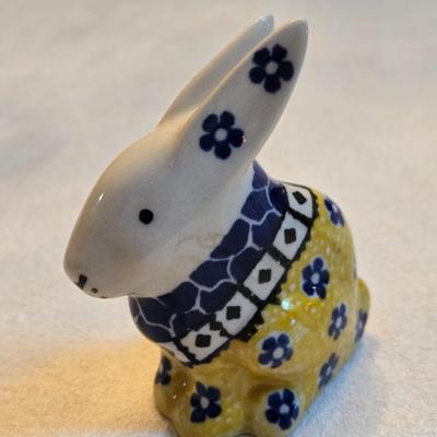 Polish Pottery Rabbit