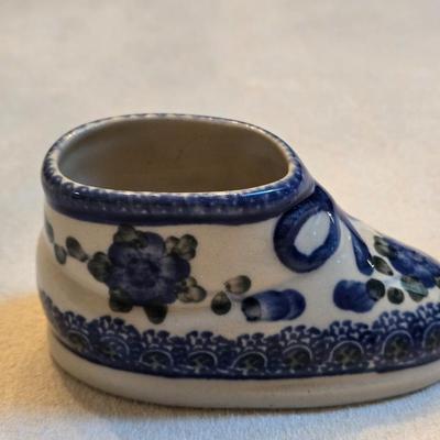 Ceramika Artystyczna Pottery Baby Shoe