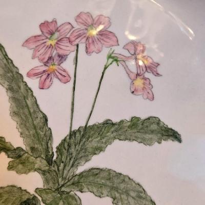 Signed Ceramic Pie Plate