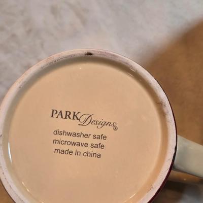 Park Designs Plaid Mugs & Bowls - 4 of Each