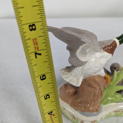 Porcelain Ceramic Duck/Frog Trinket Box