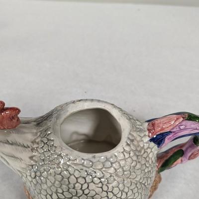Hand Painted WCL Hen & Chicks Teapot