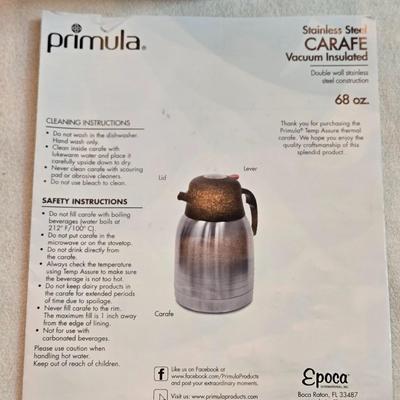 Primula Carafe Vacuum Insulated 68 oz.