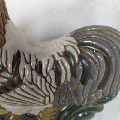 Hand Painted Ceramic Rooster Ashtray Choice 4