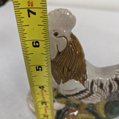 Hand Painted Ceramic Rooster Ashtray Choice 4