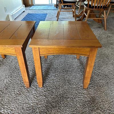 PAIR OF MATCHING END TABLES