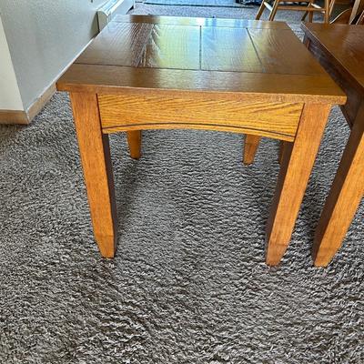 PAIR OF MATCHING END TABLES
