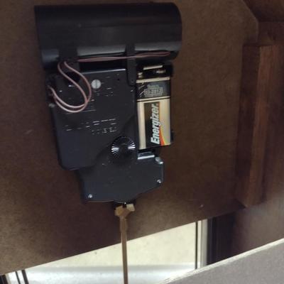 Howard Miller Battery Operated Wood Case Wall Clock