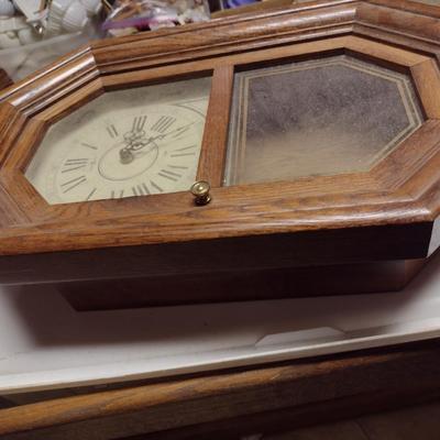 Howard Miller Battery Operated Wood Case Wall Clock