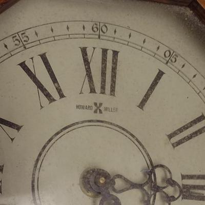 Howard Miller Battery Operated Wood Case Wall Clock