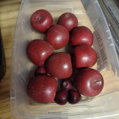 Decorative Wooden Apples