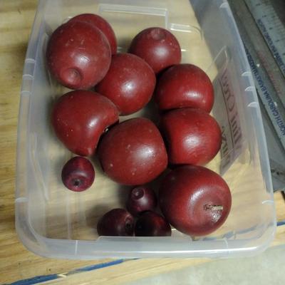 Decorative Wooden Apples