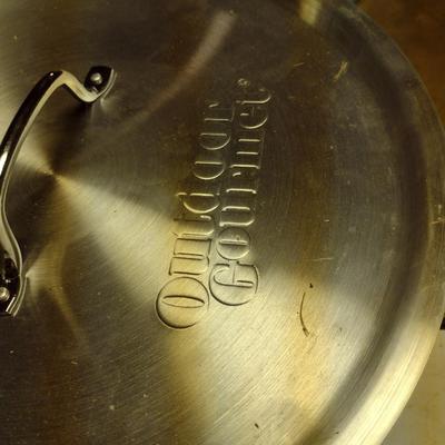 Large, Stainless Steel Stock Pot with Basket/Steamer Insert