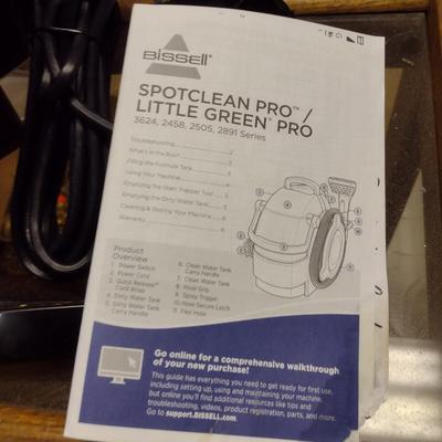 Bissell Little Green Pet Pro Portable Carpet Cleaner