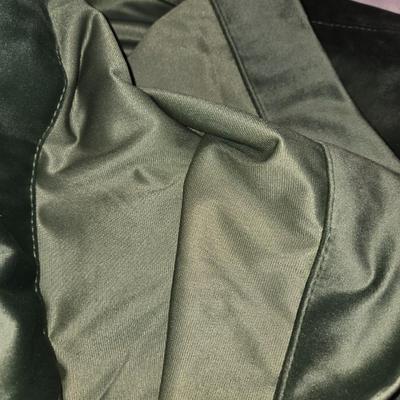 Beautiful Dark Green Velvet Curtains
