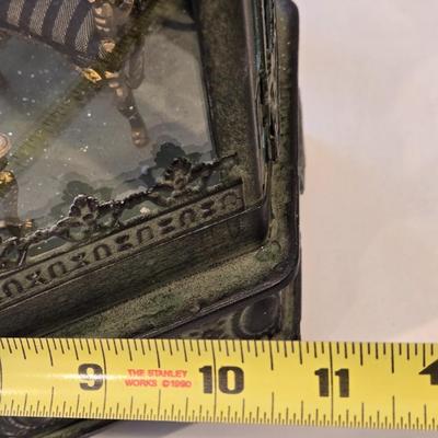 Artist Made Diorama in Glass and Metal Container