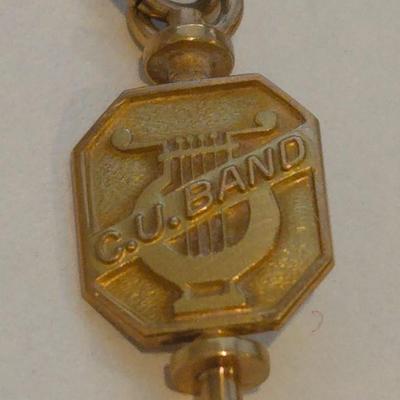 Vintage 10k C.U. Band Pendant from Balfour