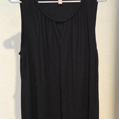 j.jill Black Sleeveless Top