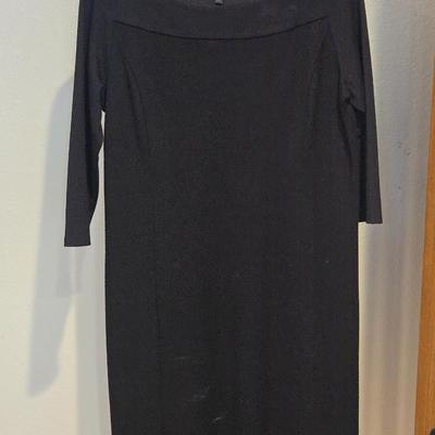 Eileen Fisher Black 3/4 Sleeve Dress