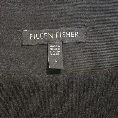 Eileen Fisher Black 3/4 Sleeve Dress