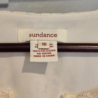 Pretty Sundance Sleeveless Lace with Embroidered Flowers Summer Dress