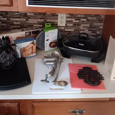 BELLA ELECTRIC FRYING PAN, SEAL A MEAL, GRINDER AND MORE