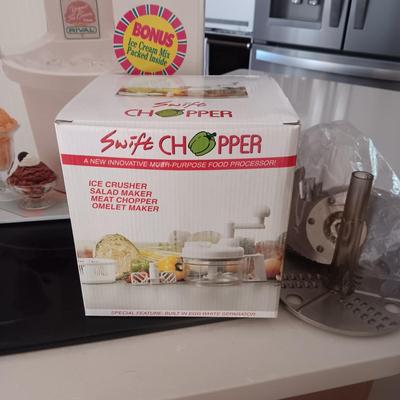 ICE CREAM AND YOGURT MAKER, COFFEE URN AND PERCOLATOR, DOUGH BOWL AND MORE