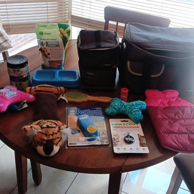 PET AMI TRAVEL PET BAG, TOYS, PET TAG, SONIC PET TRAINER AND MORE