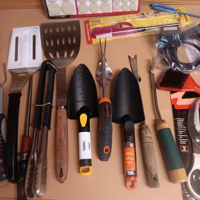 BBQ UTENSILS, YARD HAND TOOLS, FELT FURNITURE PADS AND MORE
