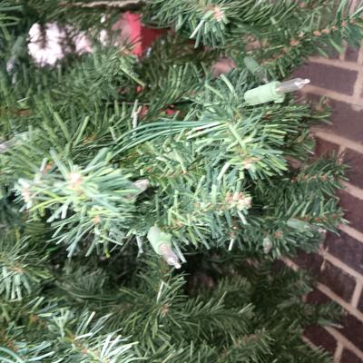 2 LIGHTED 7 FOOT CHRISTMAS TREES