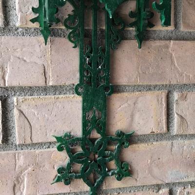 Artist Made Green Wood Clock Birdhouse