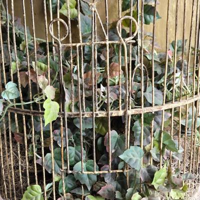 Flat Back Metal Birdcage