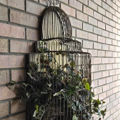 Flat Back Metal Birdcage