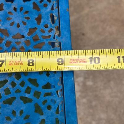 Blue Metal Table #1