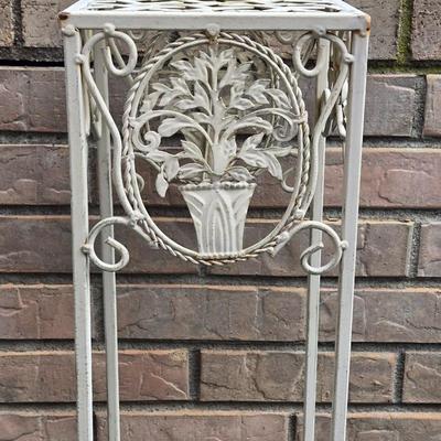 Ivory Metal Table #3