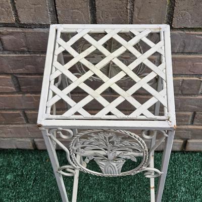 Ivory Metal Table #3