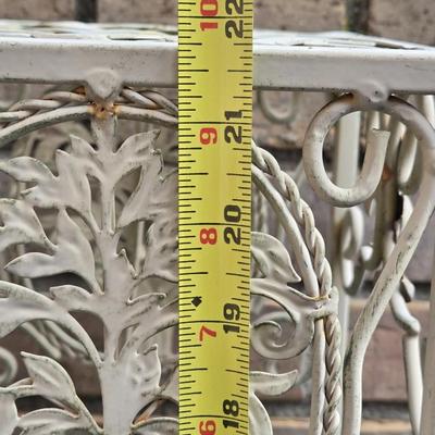 Ivory Metal Table #3