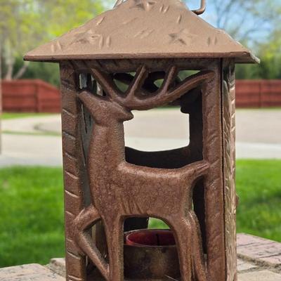 Very Heavy Small Cast Iron Lantern