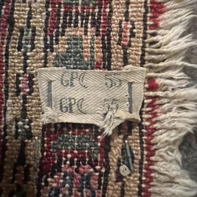 Antique Persian Rug 38" Long x 22.5" Wide as Pictured.