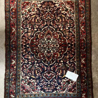 Antique Persian Rug 60" Long x 41" Wide as Pictured.
