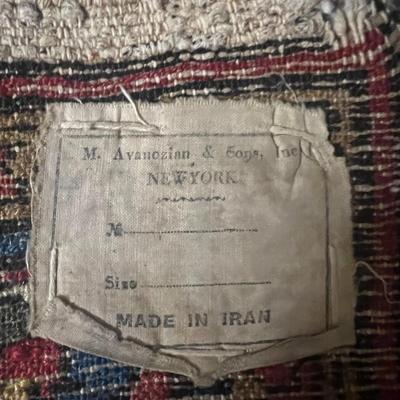 Antique Persian Rug 60" Long x 41" Wide as Pictured.