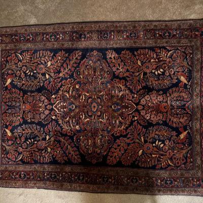 Antique Persian Rug 58.75" Long x 41" Wide as Pictured.