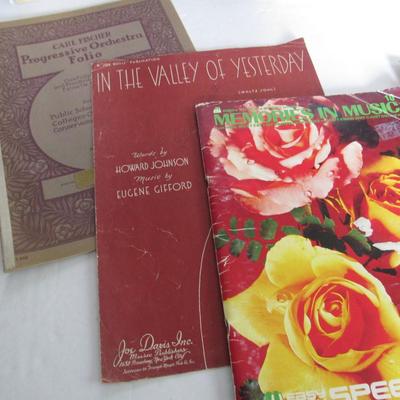 Old Etude and Sheet Music