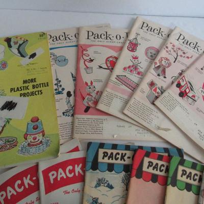 Pack O Fun Old Booklets and Craft Booklets